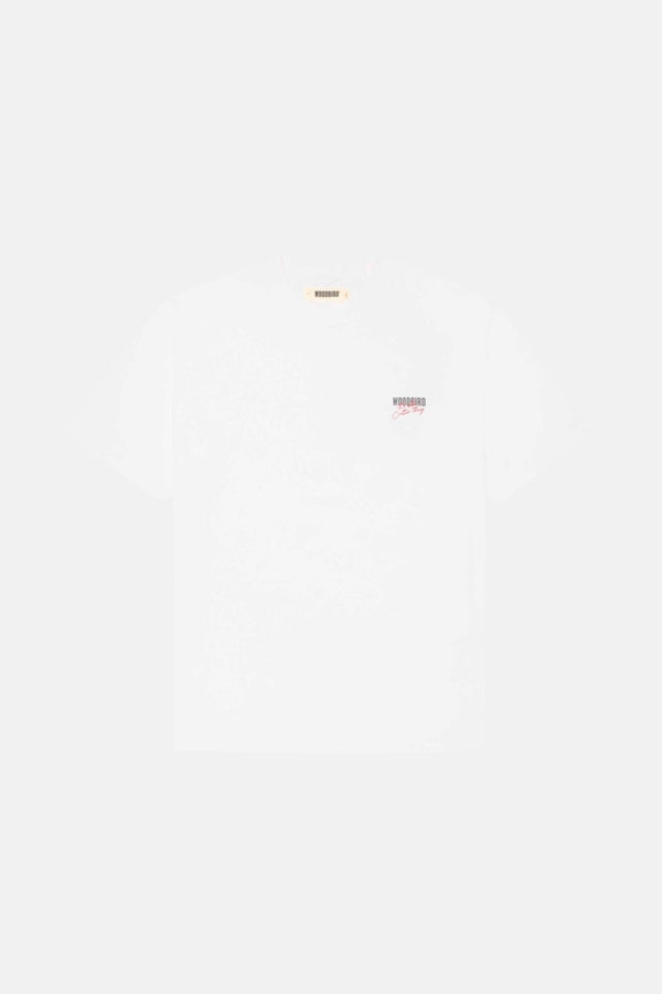 T-shirt (korte mouwen) Wit - WOODBIRD