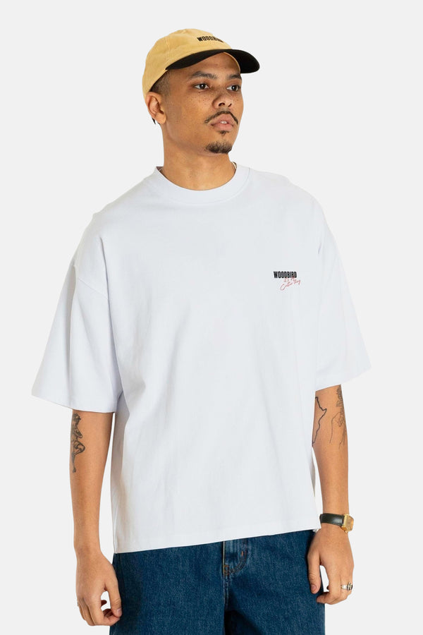 T-shirt (korte mouwen) Wit - WOODBIRD