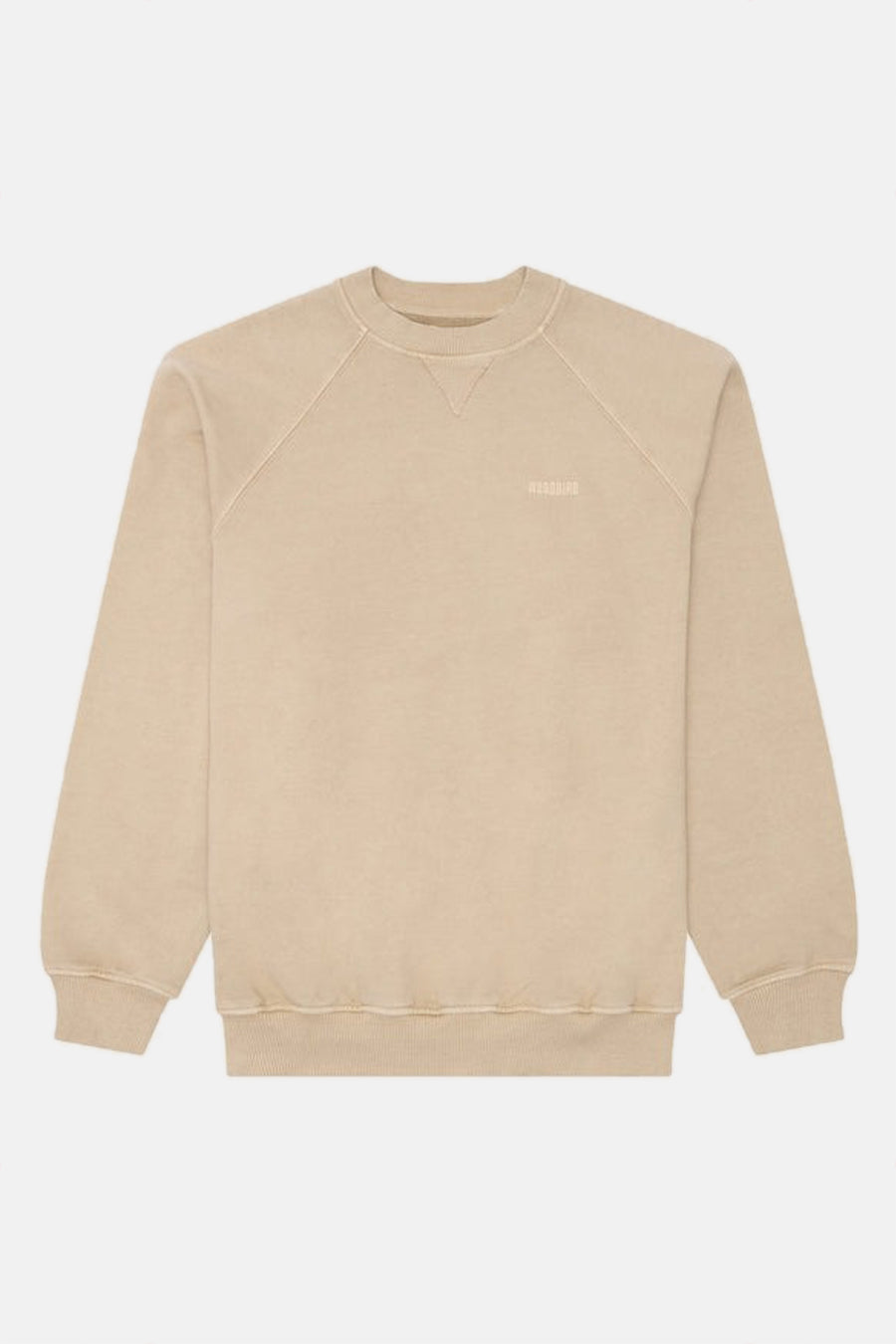 Sweater met ronde hals Beige - WOODBIRD