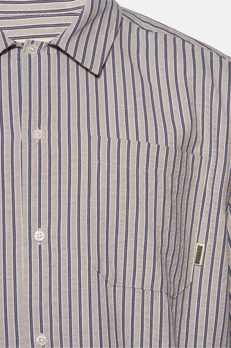 Chemise à manches courtes - gris