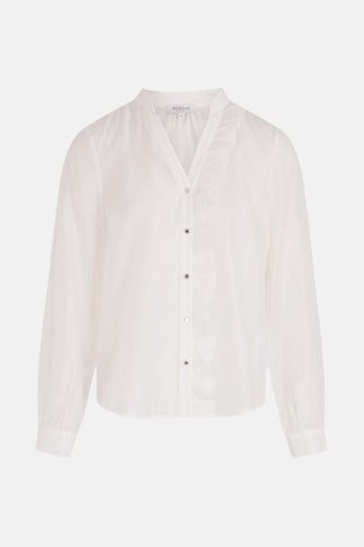 Chemise à manches longues - blanc