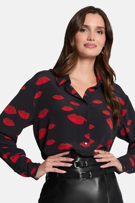 Chemise à manches longues - noir