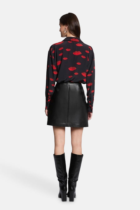 Chemise à manches longues - noir
