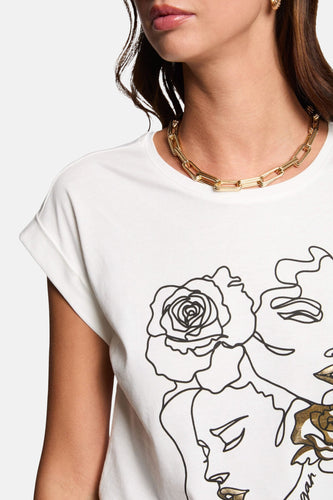 T-shirt met korte mouwen - wit - Morgan De Toi - 5