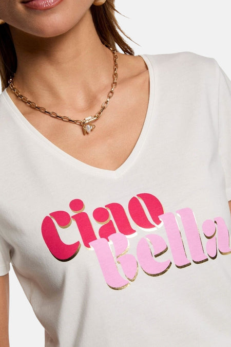 T-shirt met korte mouwen - wit