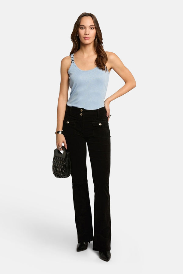 Tanktop Blauw - Morgan De Toi