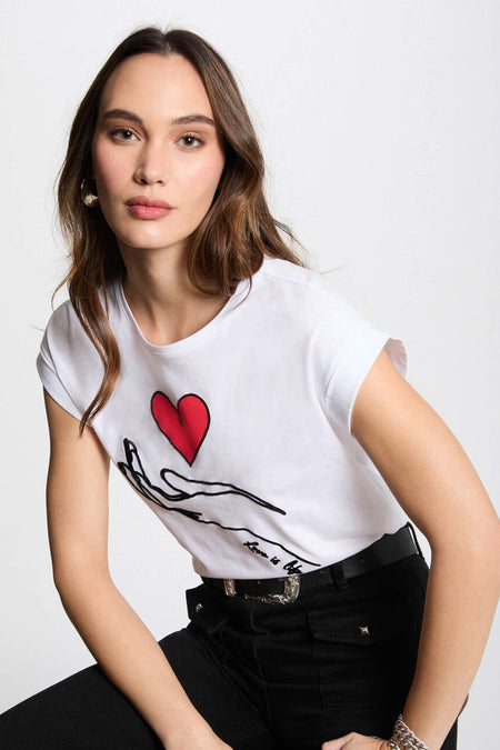 T-shirt à manches courtes - blanc