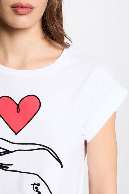 T-shirt à manches courtes - blanc