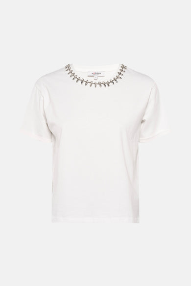 T-shirt met korte mouwen - wit