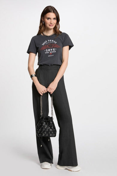 T-shirt met korte mouwen - grijs