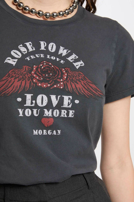 T-shirt (korte mouwen) Grijs - Morgan De Toi