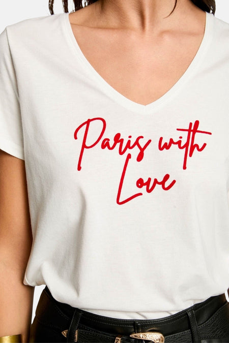 T-shirt met korte mouwen - wit