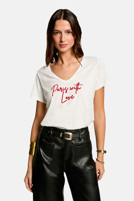 T-shirt met korte mouwen - wit