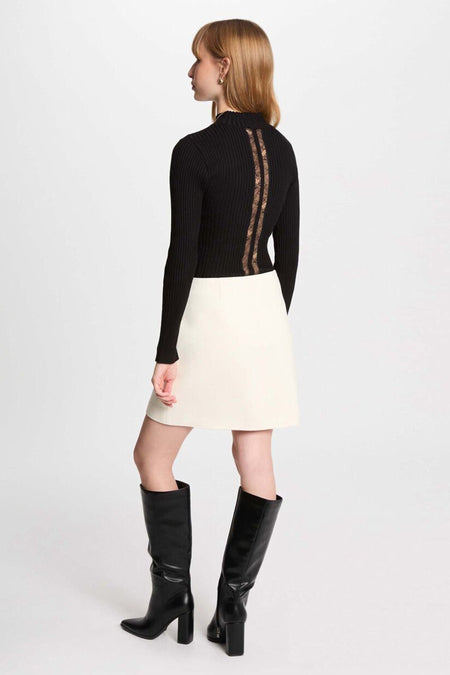 Pull col roulé Noir - Morgan De Toi