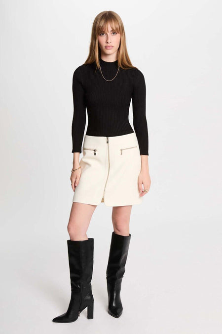 Pull col roulé Noir - Morgan De Toi