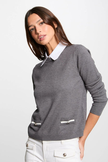 Pull Gris - Morgan De Toi