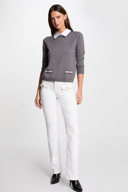 Pull Gris - Morgan De Toi