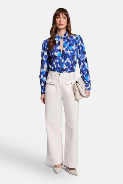 Blouse (lange mouwen) Blauw - Morgan De Toi