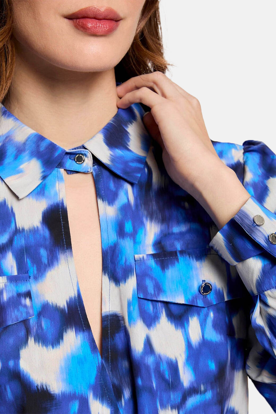 Blouse (lange mouwen) Blauw - Morgan De Toi