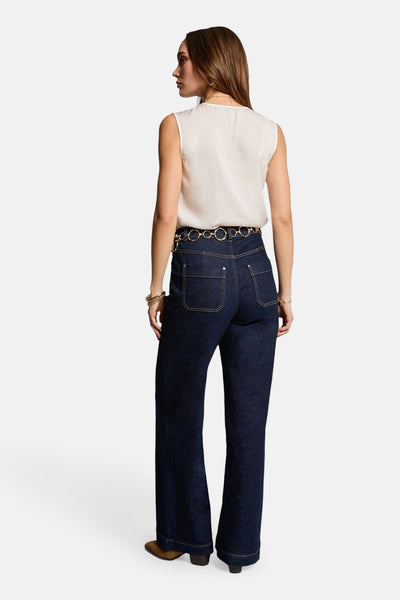 Blouse (zonder mouwen) Wit - Morgan De Toi