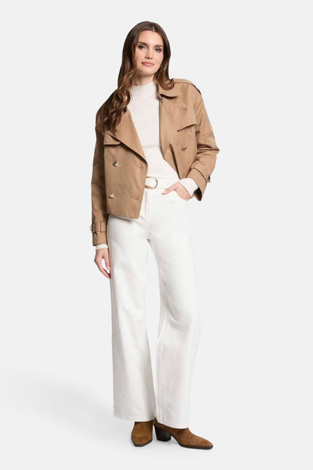 Jeans wide Off white denim - Morgan De Toi