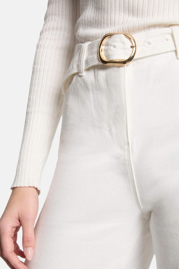 Jeans wide Off white denim - Morgan De Toi