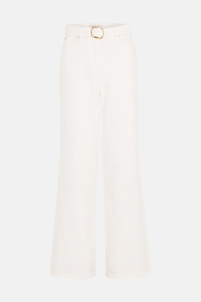 Jeans wide Off white denim - Morgan De Toi