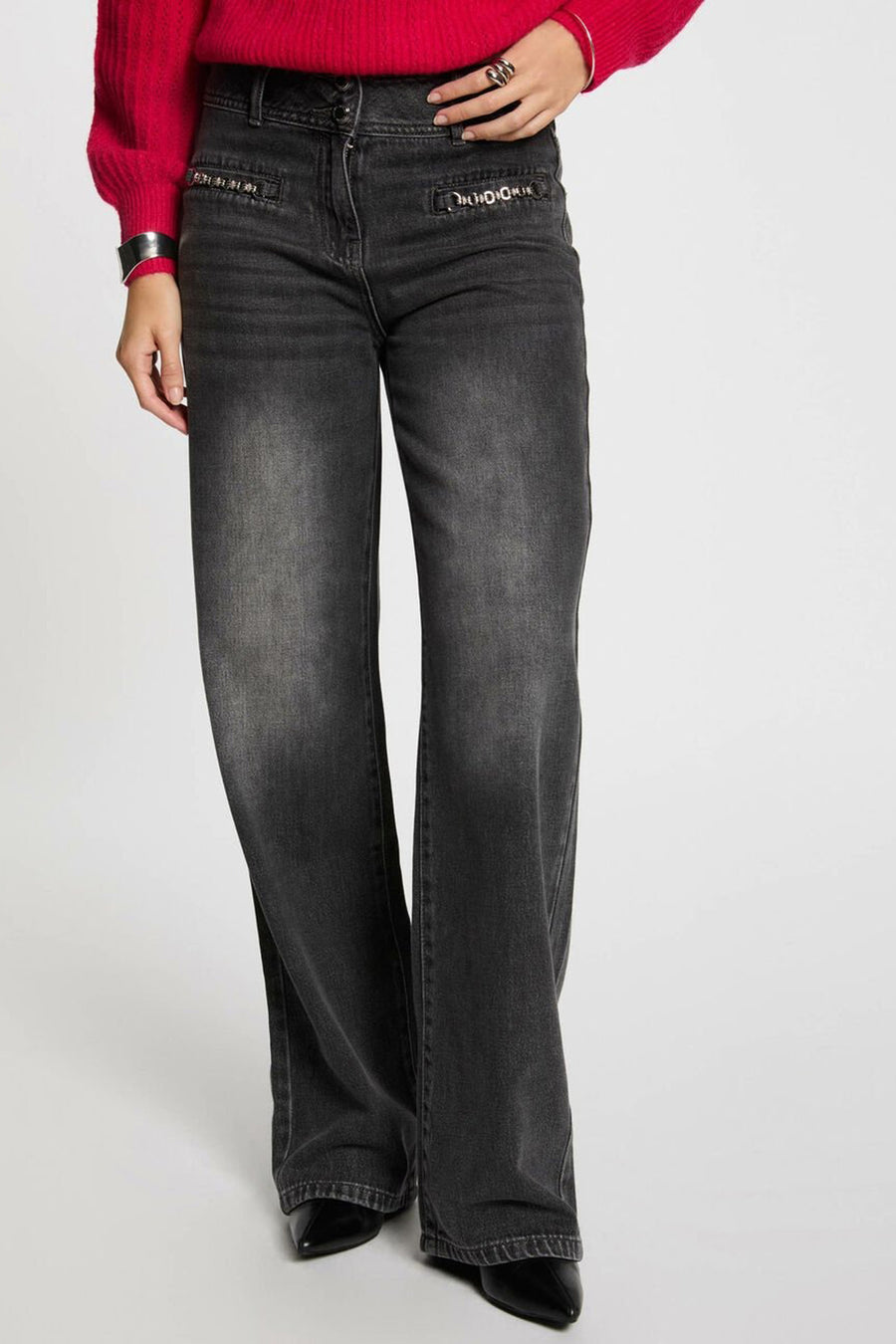 PELI - mid grey denim - Morgan De Toi - 1
