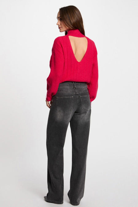 Jeans flared Mid grey denim - Morgan De Toi