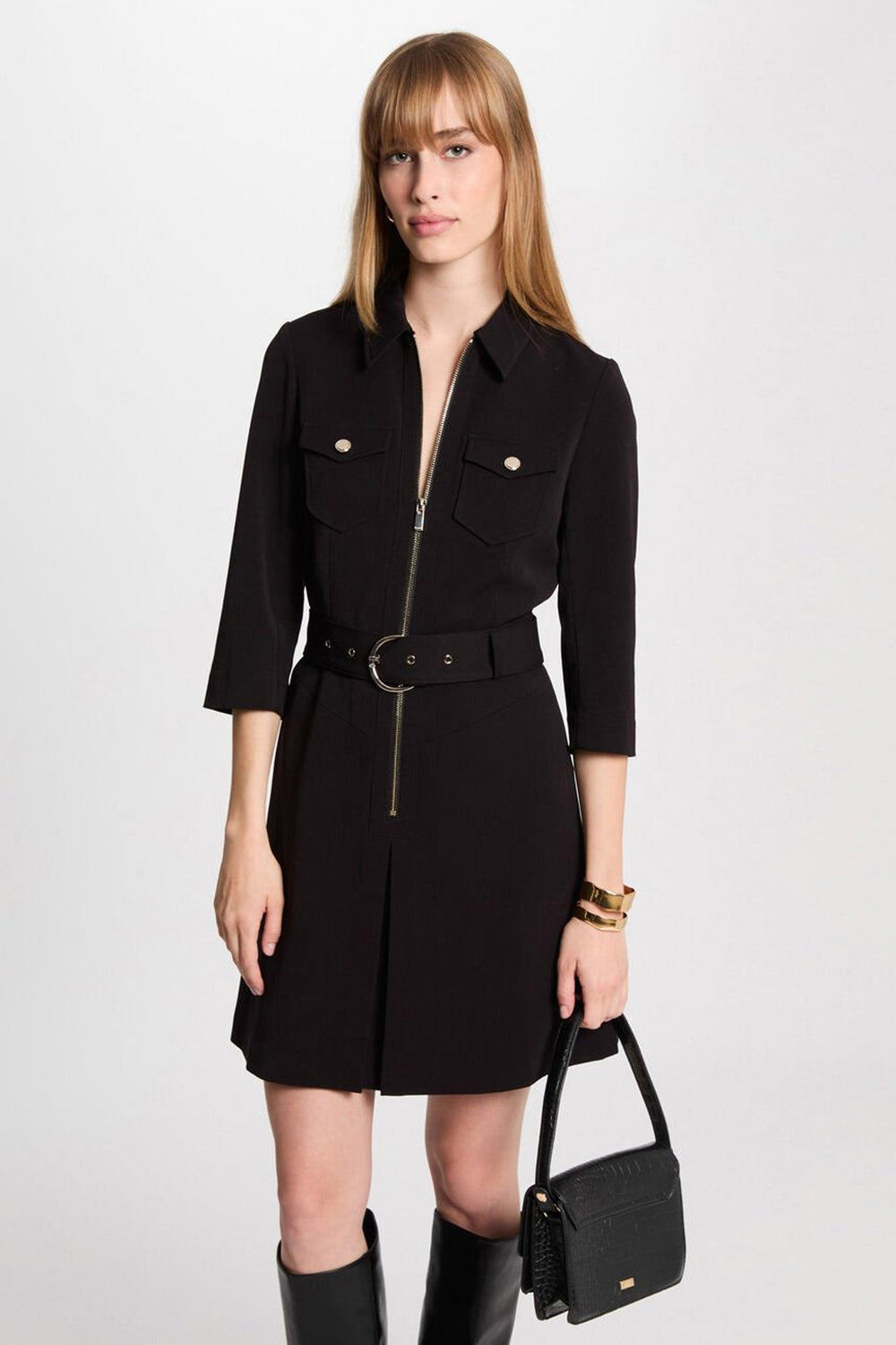 Jurk 3/4 Zwart - Morgan De Toi