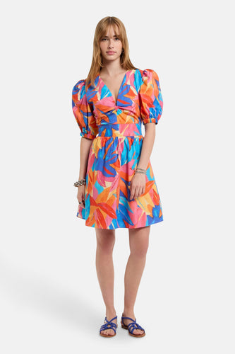 Kleedje met korte mouwen - multicolor