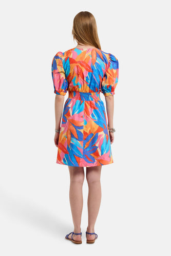 Kleedje met korte mouwen - multicolor