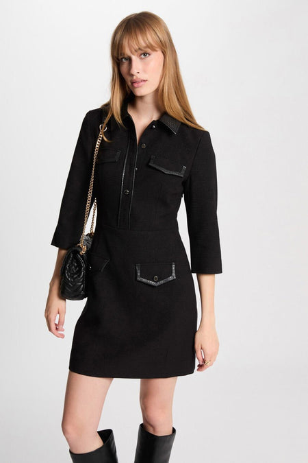Jurk 3/4 Zwart - Morgan De Toi