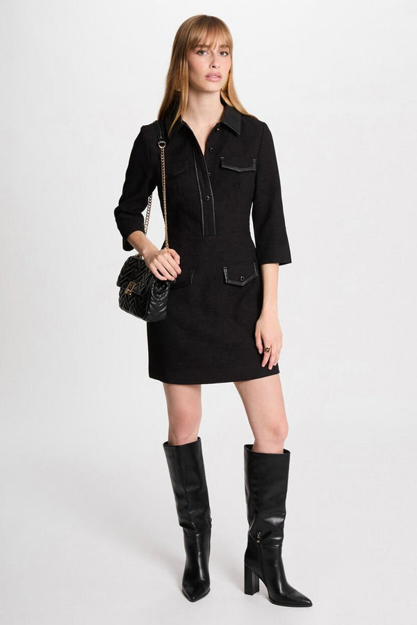 Jurk 3/4 Zwart - Morgan De Toi