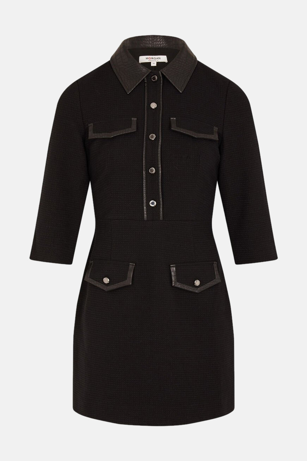 Jurk 3/4 Zwart - Morgan De Toi