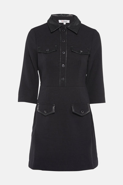 Jurk 3/4 Zwart - Morgan De Toi