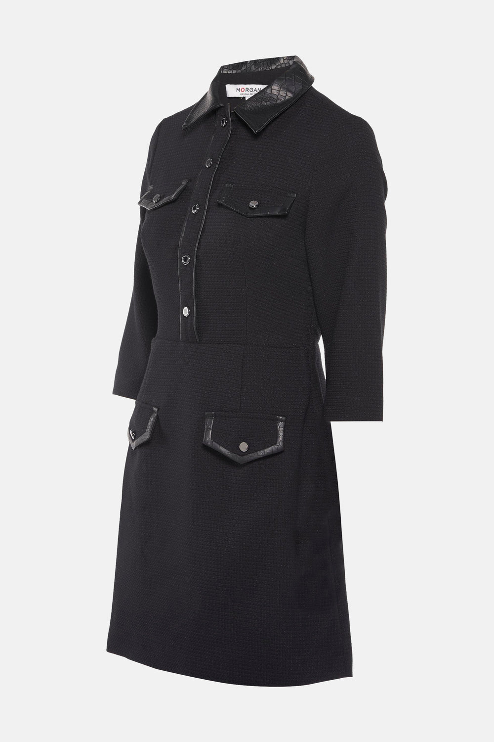 Jurk 3/4 Zwart - Morgan De Toi