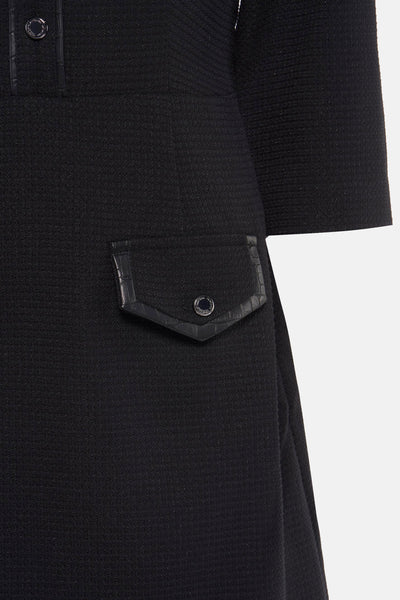 Jurk 3/4 Zwart - Morgan De Toi