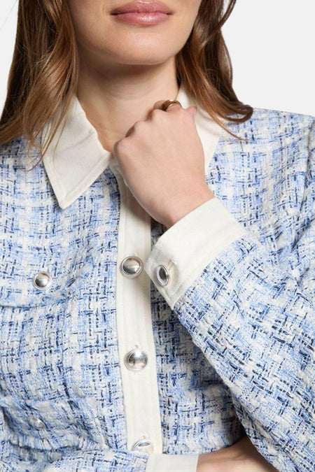 Korte jas Blauw - Morgan De Toi