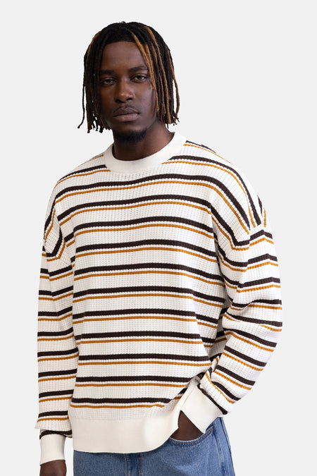 Pull O-hals - ecru