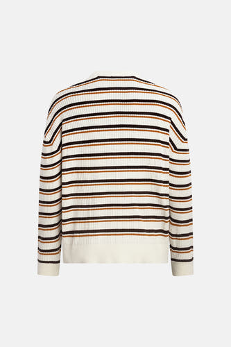 Pull col O - écru