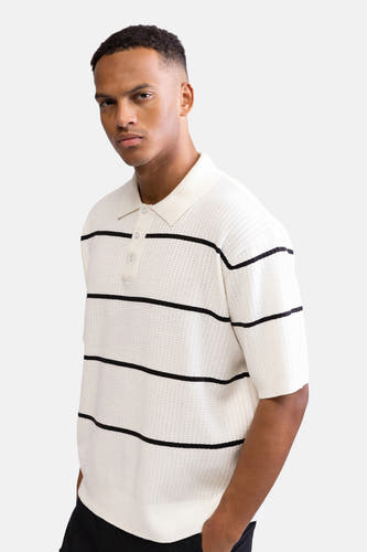 Polo met korte mouwen - wit
