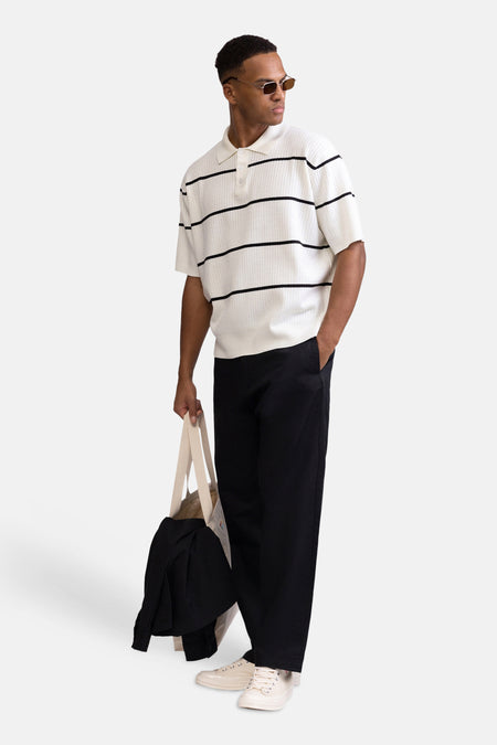 Polo met korte mouwen - wit