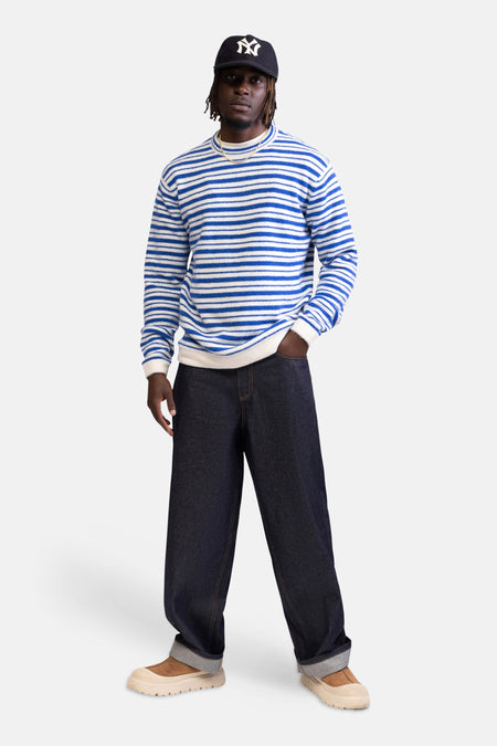 Pull O-hals - blauw