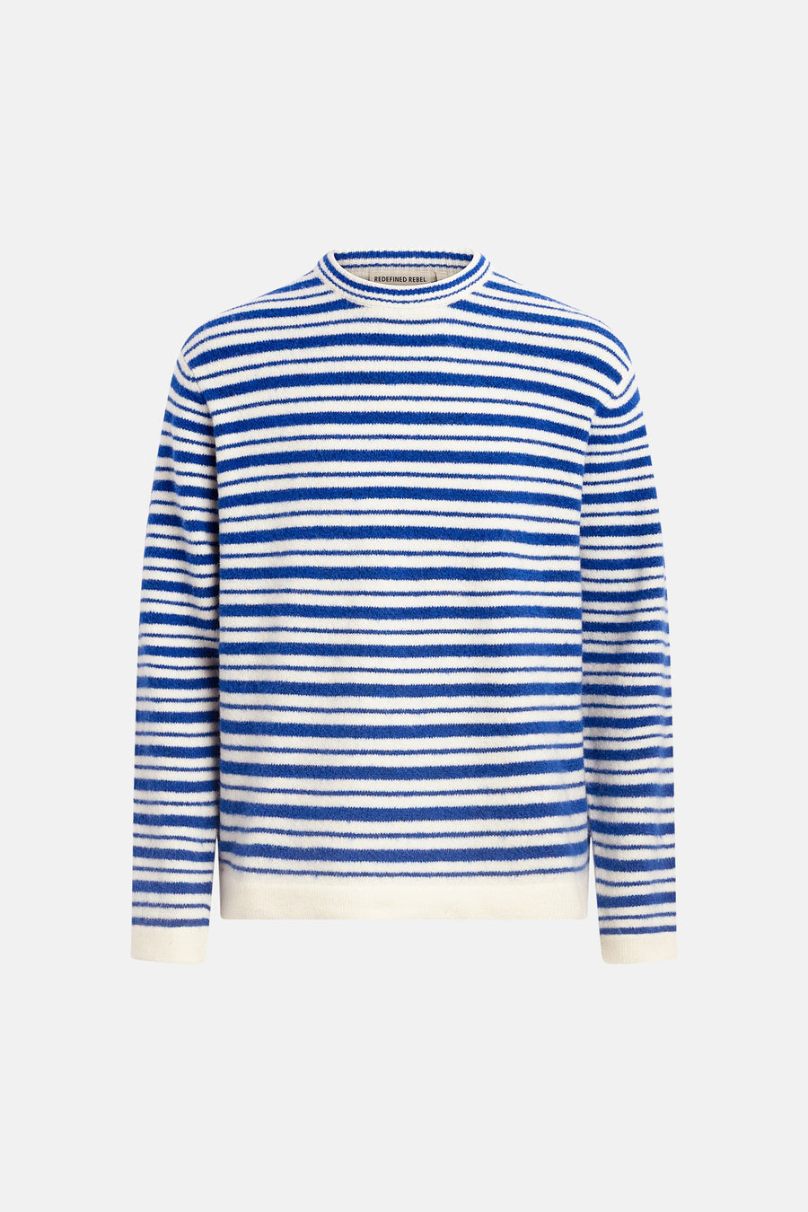 Pull col O - bleu