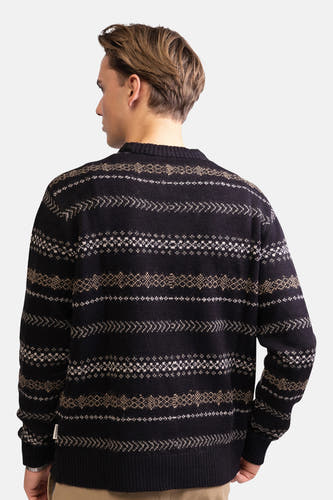 Pull col O - noir