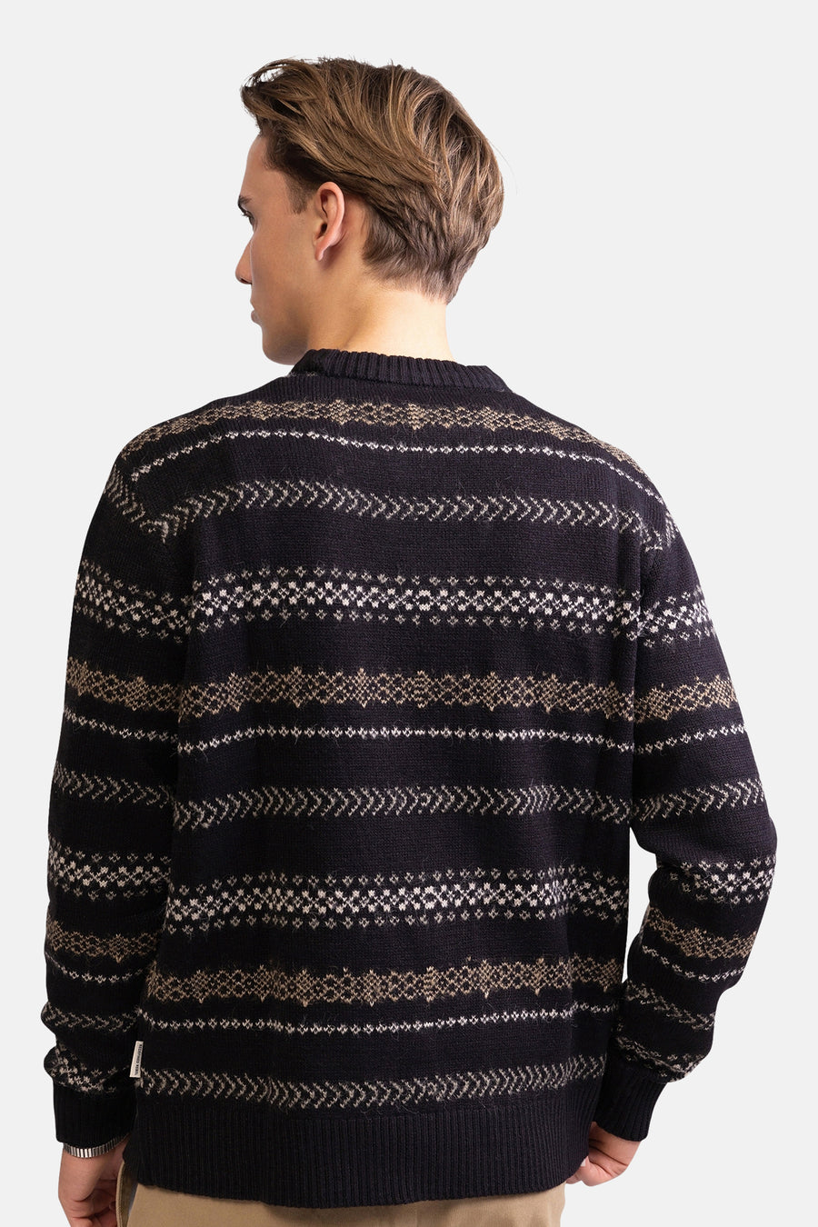 Pull col O - noir