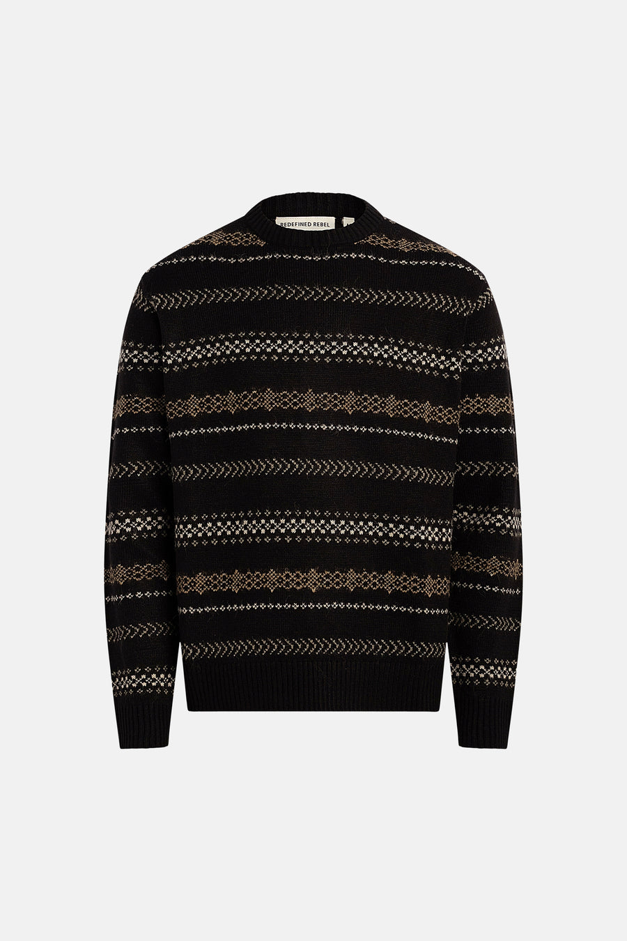 Pull col O - noir