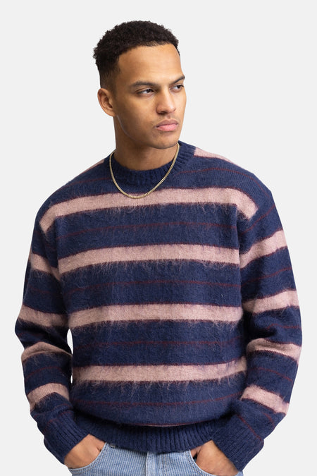 Pull col O - bleu