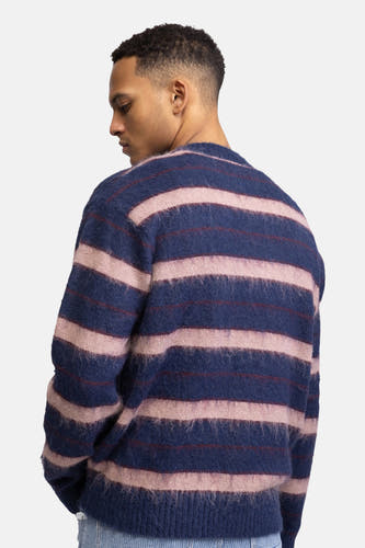 Pull col O - bleu